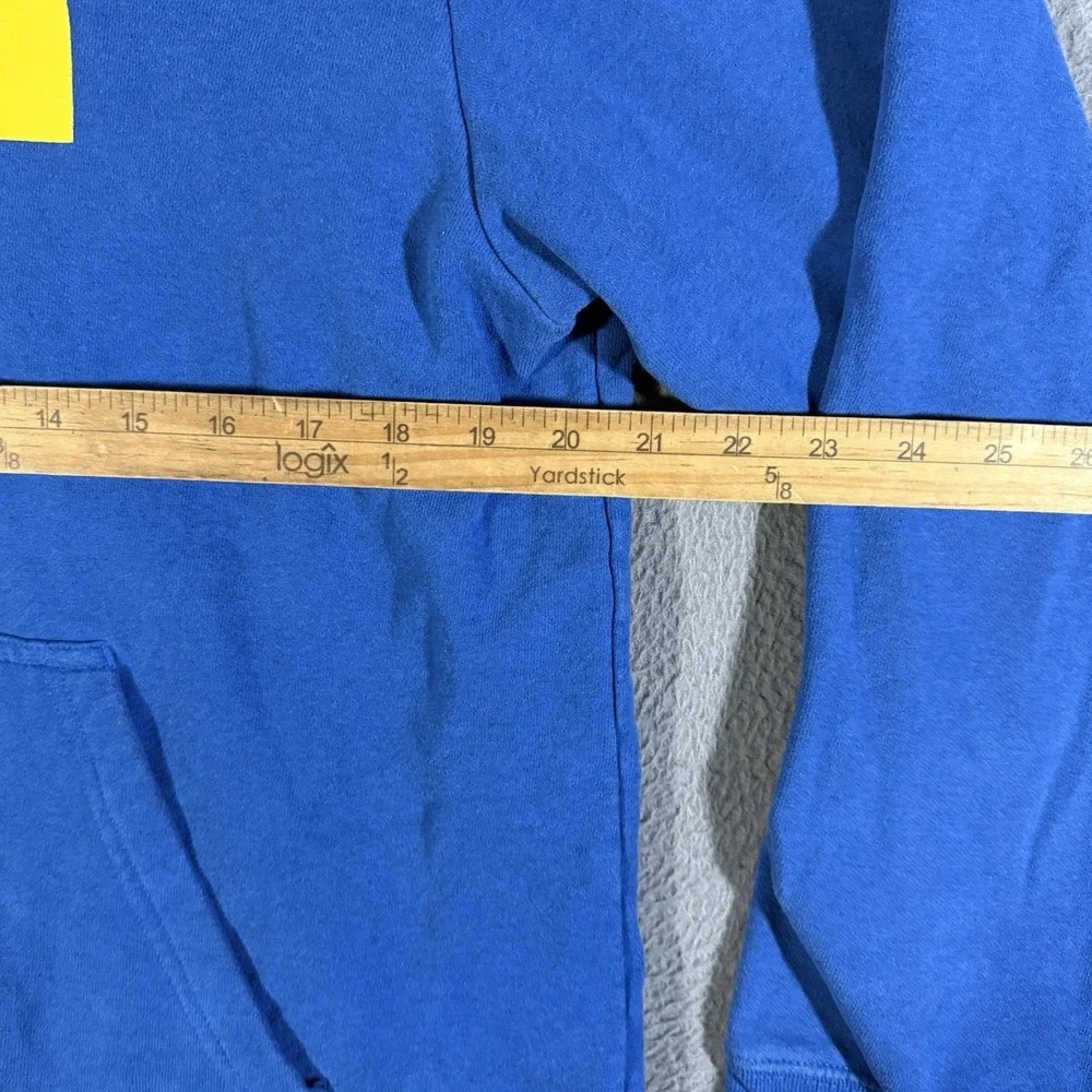 The North Face Full Zip Hoodie Men's Size Medium Blue‎ Yellow